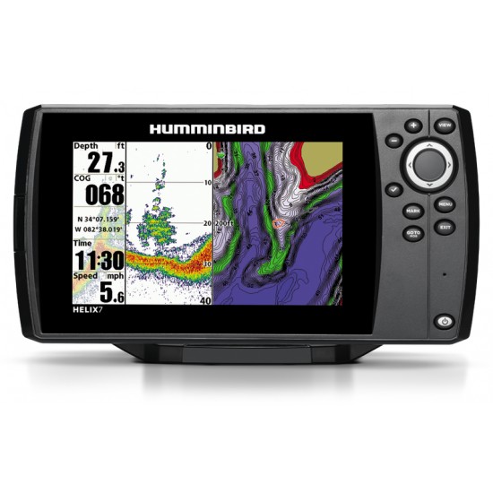  Humminbird Helix 7 G4 Sonar MEGA DI + GPS  *Sans carte *